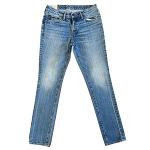 Abercrombie & Fitch jeans Mens Blue skinny light wash 32x34 sz 32 1042